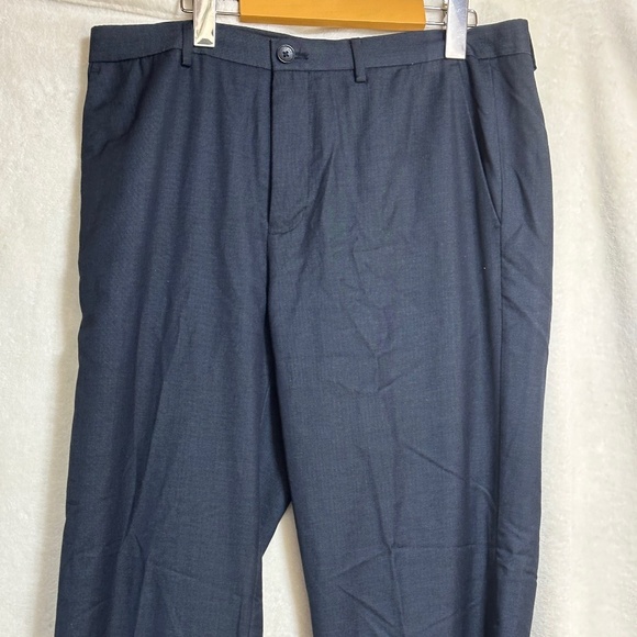 Calvin Klein Men's Trousers/Slacks/Dress Pants Dark Blue Size 34 X 30 - Picture 1 of 7